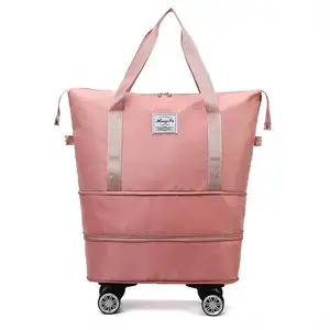 2023 Latest design Foldable Travel Waterproof Large Capacity Trolley Duffel Bag