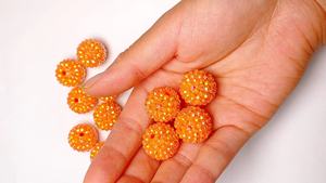Fashionable DIY Handmade Materials Multi-Color Straight-Hole <b>Acrylic</b> Loose <b>Beads</b> for Bracelets Mobile Phone Jewelry Making - Product Image 6