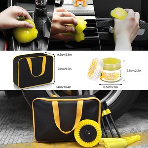 Kit de cepillo de lavado de coches de plástico Herramienta de detalles de limpieza para lavado de ruedas para uso en lavadora de coches - Product Image 2
