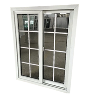 Ventanas corredizas de arco de PVC UPVC de acristalamiento simple y doble personalizadas en tamaños estándar 3*3/4*4