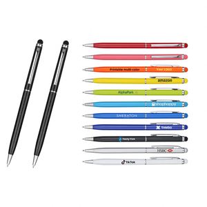 Customized Electric Screen Touch Ballpoint <b>Pen</b> 1.0 MM Black Ink Novelty Body Plastic Logo Customized Electric Ballpoint <b>Pen</b> - Product Image 1