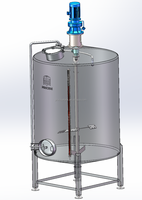 Réservoirs de mélange de liquides en acier inoxydable pour boissons spiritueuses whisky Liquor-3000L 10000L vin 1500L 100L 500L 2000L 1000L