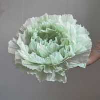 Bunga Peony Buatan dari Katun Raksasa Buatan Tangan untuk Dekorasi Latar Belakang Pesta Pernikahan
