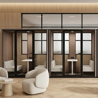 Cabines Acoustiques Flexspace pour Bureau – Mobilier de Bureau Insonorisé, Espace de Travail Mobile Intérieur, Cabine de Réunion Privée