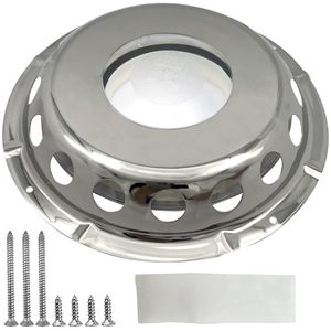 Tapa de escotilla de acero inoxidable de 227 mm para barco, pieza de repuesto para reparación de herrajes marinos - Product Image 3