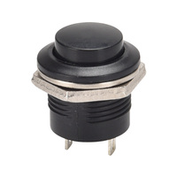 Interrupteur à bouton-poussoir momentané 12 volts, interrupteur à bouton-poussoir rond, interrupteur à bouton-poussoir mécanique