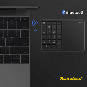 Clavier numérique sans fil 2 en 1, fin, 22 touches, 2.4G sans fil, Bluetooth, avec pavé tactile - Product Image 3