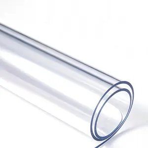 Günstiger Preis wasserdichtes weiches Glas dickes klares Kunststoff Einweg elegante Spandex maßge schneiderte Maschine PVC Tischdecke