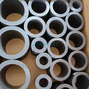 Seontec PTFE ống đầy Graphite Giao hàng nhanh màu đen kích thước đặc biệt PTFE với 10% Graphite Ống