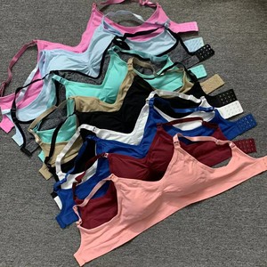Reggiseno da <span class=keywords><strong>Allattamento</strong></span> Senza Ferretto per Donne <span class=keywords><strong>in</strong></span> <span class=keywords><strong>Gravidanza</strong></span>, Apertura Frontale, Taglia Grande, <span class=keywords><strong>in</strong></span> Nylon Sottile, Regolabile con Push-Up - Product Image 2