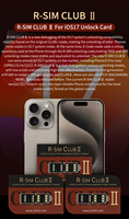Nuevo Producto en Oferta 2023, Chip SIM Rsim Club2 Super Actualizado, Gevey SIM para Todos los Teléfonos 7-15
