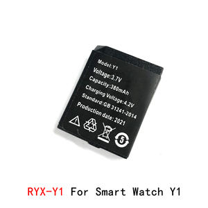 นาฬิกาอัจฉริยะ1ชิ้น LQ-S1แบตเตอรี่ลิเธียม3.7V 380mAh ชาร์จได้สำหรับสมาร์ทวอทช์ QW09 DZ09 <span class=keywords><strong>W8</strong></span>แบตเตอรี่นาฬิกาอเนกประสงค์ - Product Image 5
