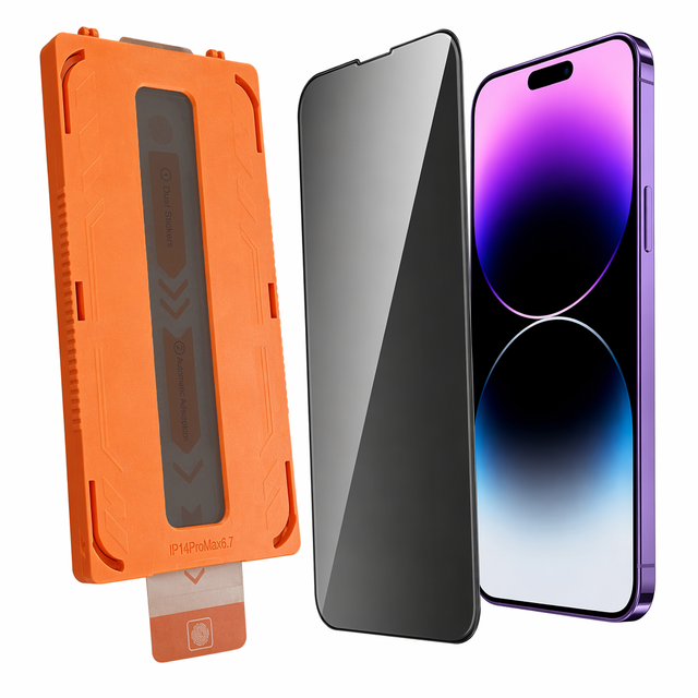 Privacy Full Screen Protector for Iphone 17 Pro Max Plus Anti-spy Easy Installation Glass