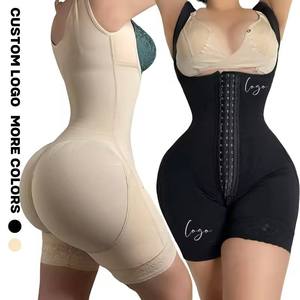 Body sculptant en soie antibactérienne pour femmes, <span class=keywords><strong>gaine</strong></span> <span class=keywords><strong>amincissante</strong></span> pour la taille, body sculptant européen américain grande taille, sculptant les hanches - Product Image 1