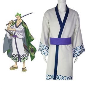 Disfraz de Zoro de una Pieza, Disfraz de Anime para Cosplay, Fiesta, Anime Show, Comic Con, Kimono - Product Image 4