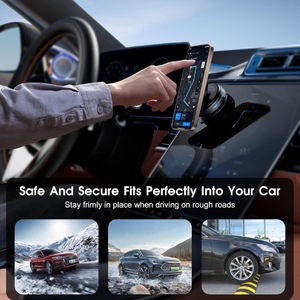 ที่วางโทรศัพท์ในรถระบบแม่เหล็กแบบสุญญากาศติดในรถยนต์แบบ360หมุนได้อเนกประสงค์สำหรับติดตาม <span class=keywords><strong>iPhone</strong></span> 16 - Product Image 5