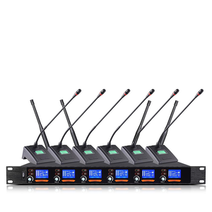 Xtuगा u640 uhf वायरलेस माइक्रोफोन सिस्टम पूरे धातु हैंडहेल्ड 6 ट्रांसमिटर के लिए उत्कृष्ट - Product Image 4