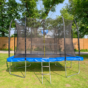 <span class=keywords><strong>Trampoline</strong></span> Zoshine Premium Budget 7x11FT, structure rectangulaire avec rembourrage de sécurité épais pour le divertissement des enfants - Product Image 6