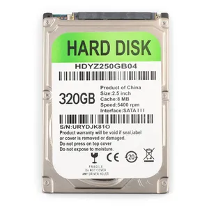 Hdd 80GB 160gb 250gb 320gb 500gb 1 테라바이트 2 테라바이트 노트북 내부 하드 드라이브 부품 2.5hdd SATA2-SATA3 8mb 32mb 5400rpm-7200rpm hdd