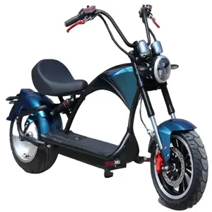 Ebay Hot sale EU Warehouse Customized 2 Wheels Fat Tire E Scooters 2000W EEC Electric Scooters Citycoco for Adults