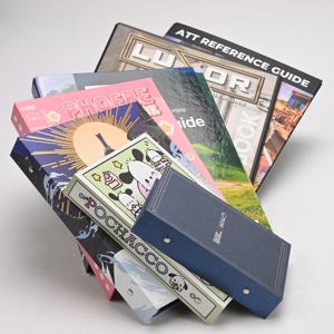 カスタム耐久性紙製リングバインダーフォルダーA6 <span class=keywords><strong>A5</strong></span> B5 A4印刷カバータブポケットカタログパンフレットノートブックカードアルバム - Product Image 1