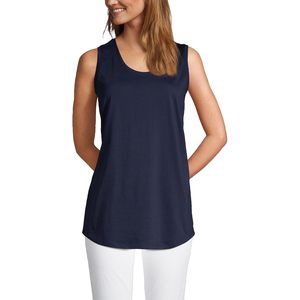 FOXA Women's Supima Cotton Tunic Tank <b>Top</b> Breathable Knitted Sleeveless <b>Top</b> For Everyday Wear - Product Image 1