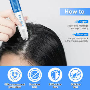 Suero para el Crecimiento del Cabello con Romero en Roll-on al por Mayor, Nutre, Repara el Cabello Dañado y Encrespado, Masaje para el Cuero Cabelludo, para Cabello Fino y Caída del Cabello, Suero para el Recrecimiento - Product Image 5
