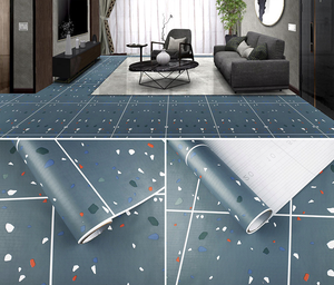 UDK-pegatina de papel tapiz para el suelo, diseño bohemio de PVC, a prueba de aceite, lámina de cocina, vinilo, peel y stick grueso - Product Image 5