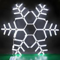 LED Schneeflocke Licht Girlande 60cm Weihnachts baum Kamin Party Wandbehang Dekorationen Indoor Outdoor IP65 für Garten Heimgebrauch