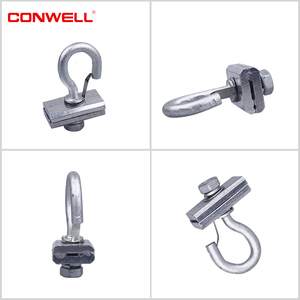 FTTH <strong>Pole</strong> Cable Clamp <strong>Hook</strong> Bracket Fiber Optic Cable Metal Hanger <strong>Hooks</strong> - Product Image 2