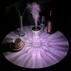 Hot Selling Electric Humidifier Essential Aroma Oil Diffuser Ultrasonic Led Light Lamp Air Humidifier Usb House Room Crystal Y&S