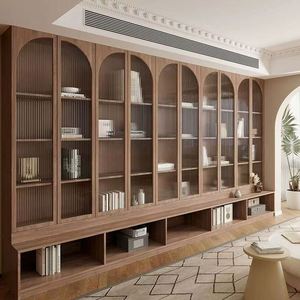 Luce di lusso soggiorno <span class=keywords><strong>libreria</strong></span> stile europeo su misura scaffale in vetro illuminazione camera da letto <span class=keywords><strong>libreria</strong></span> armadietto di stoccaggio della biblioteca - Product Image 4