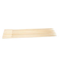 Prix d'usine en Chine, vente en gros de brochettes plates en bambou écologiques jetables, en vrac, de haute qualité, pour barbecue au charbon de bois