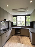 Cuisine complète moderne sur mesure, armoires de cuisine modulaires complètes pour la rénovation de la maison
