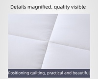 Couette d'hôtel en vrac, garnissage coton/laine polyester blanc, toutes saisons, écologique, certifiée