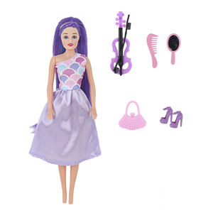 MILI 11,5 pulgadas sirena <span class=keywords><strong>casa</strong></span> modelo Juguete plástico juguete educativo con accesorios para chicas <span class=keywords><strong>de</strong></span> moda - Product Image 3