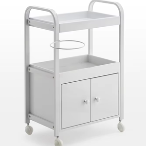 Carrito de Peluquería Metálico, Mesa de Herramientas para Peluquero, Estante de Almacenamiento Multicapa para Dormitorio, Apartamento, Salón de Belleza, Marca Luxmars - Product Image 1