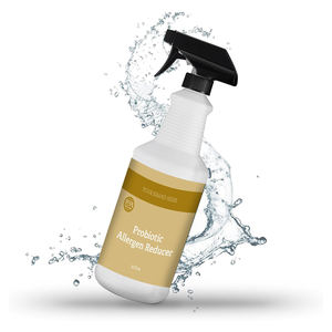 Spray de alérgenos de fórmula probiótica hecha en EE. UU. de etiqueta privada ayuda a reducir los alérgenos de la caspa de gatos y perros para bebés - Product Image 1