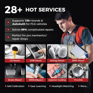 Autel maxicom mk808s ban đầu Maxisys MK 808 S OBD2 xem xét tất cả các hệ thống máy quét công cụ chẩn đoán cho xe ô tô - Product Image 4