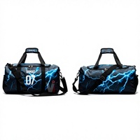 Sac de sport personnalisé à grande capacité, de haute qualité et à prix abordable, impression par sublimation OEM/ODM, nom et numéro de l'équipe, utilisation en extérieur