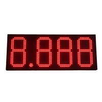 Pantalla LED para Precios con Brillo de 5500cd, Garantía de 2 Años, Tamaño Personalizable, Uso Interior/Exterior, Montaje Fijo/en Poste