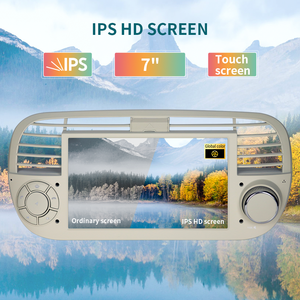 Autoradio Android 13 con Schermo da 7/9 Pollici per Fiat 500 8+128GB Lettore Multimediale GPS con Carplay e Android Auto - Product Image 4