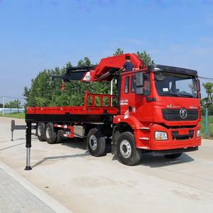 Truk Shacman 20 Ton dengan Crane Knuckle Boom 16 Ton 8x4, Truk Crane Lengan Lipat untuk Dijual - Product Image 4