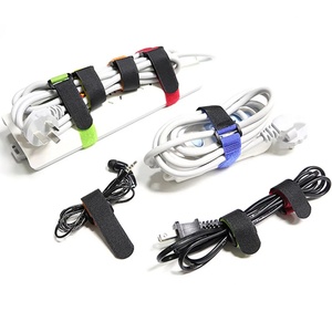 Attaches-câbles réglables à boucle auto-agrippante, sangles en nylon réutilisables à boucle auto-agrippante - Product Image 2