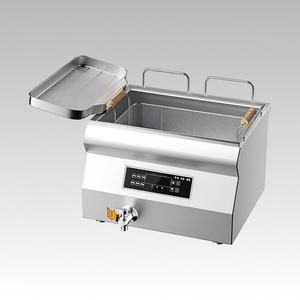 <span class=keywords><strong>Friteuse</strong></span> à induction grande capacité pour usage commercial, corps en acier inoxydable, idéale pour la restauration - Product Image 2