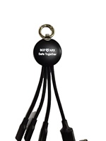 Cadeaux d'affaires, chargeur de clé USB 5V/2A, type C/micro/a, câble de charge multi-prise 3 en 1 avec logo personnalisé