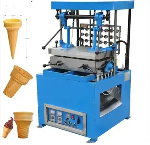 Özel kalıp dondurma koni makinesi kullanarak benzersiz koni tasarımları ile öne