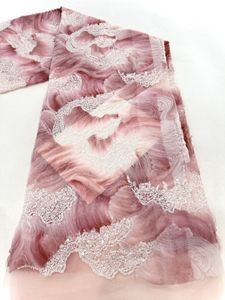 Tela bordada soluble en agua a precio de fábrica, tela Aso Ebi de encaje de cordón grande más nueva, elegante y cómoda para vestido de novia de mujer - Product Image 6