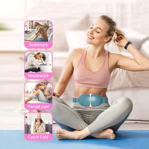 Masajeador <span class=keywords><strong>de</strong></span> espalda baja con calor para espalda, calambres, lumbares, abdominales, piernas, dolor artrítico, - Product Image 4