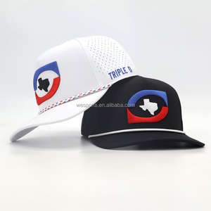 Gorras de Béisbol Hip Hop con Bordado <span class=keywords><strong>3D</strong></span>, Gorra Impermeable de Secado Rápido, Gorra con Perforaciones Láser, Gorras de Golf con Cierre a Presión - Product Image 1